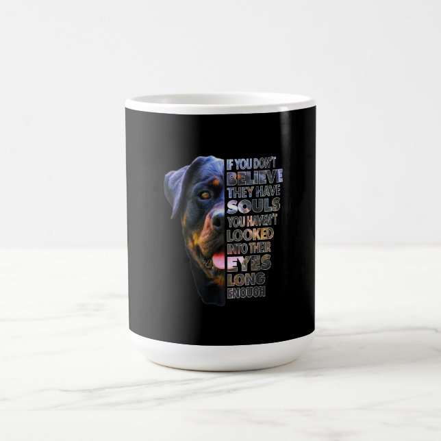 Mug Amoureux des chiens Rottweiler Soul I Lovers Rotti (Centre)