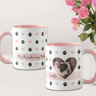 Mug Amoureux des chiens Valentines Photo et texte pers