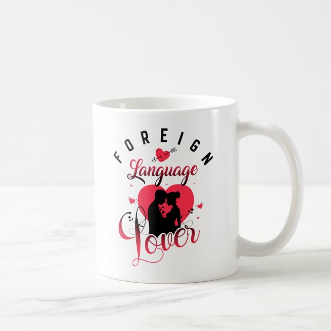 Mug Amoureux des langues étrangères (Droite)