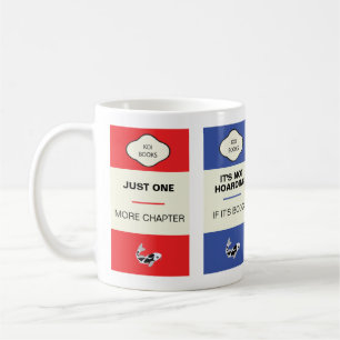 Mug Amoureux des livres coloré de rat de bibliothèqu