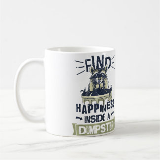 Mug Amoureux des ratons laveurs ramassant les ordures