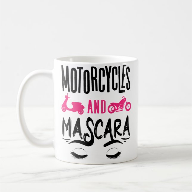 Mug Amoureux drôle de moto moto (Gauche)