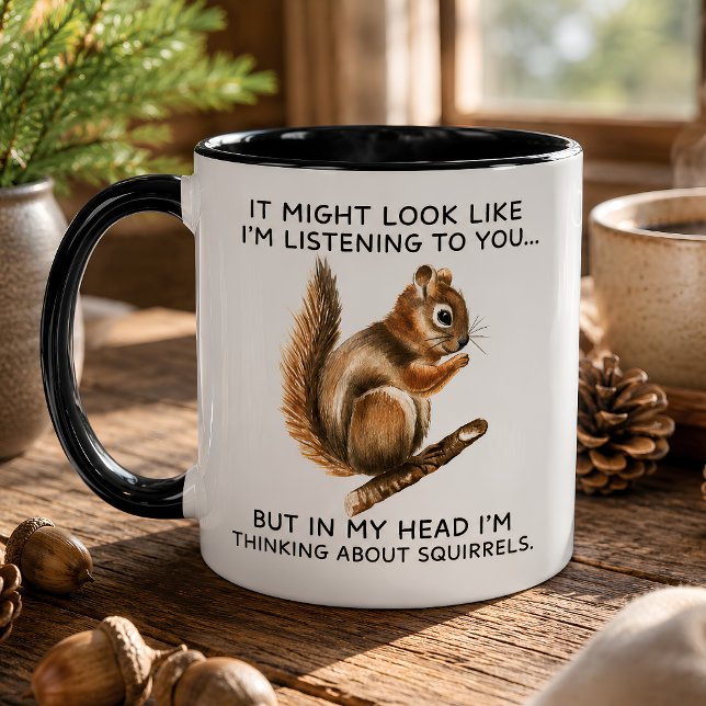 Mug Amoureux drôle des écureuils (Créateur téléchargé)