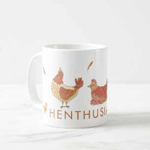 Mug Amoureux Drôle du poulet Henthusiastique
