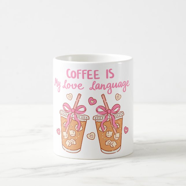 Mug Amoureux du Café Féminin et Mignon (Centre)