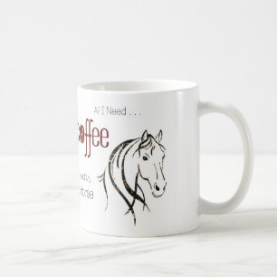 Mug Amoureux du Cheval à l'aquarelle