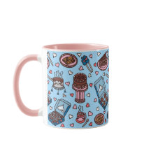 Amoureux du chocolat mignon