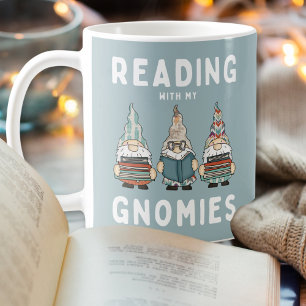 Mug Amoureux Du Livre Drôle Lire Avec Mes Gnomies