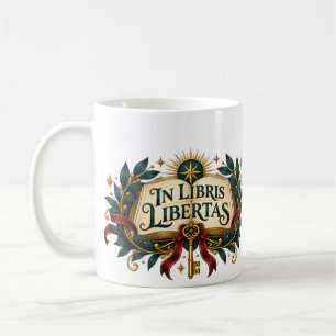 Mug Amoureux du livre littéraire In Libris Libertas