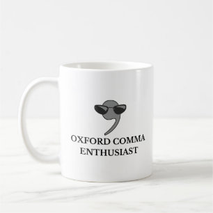 Mug Amoureux du Oxford Comma   Funny Enseignant anglai