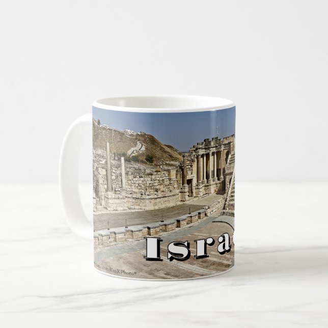 Mug Amphithéâtre à Beit Shéan, Israël (Devant gauche)