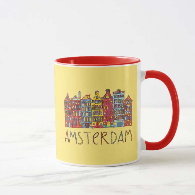 Mug Amsterdam dans la mosaïque (Droite)
