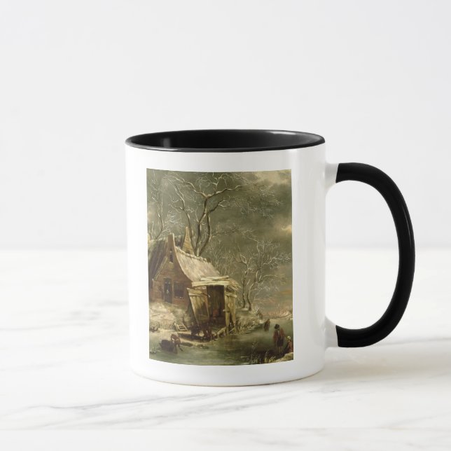 Mug Amsterdam, scène d'hiver, XVIIème siècle (Droite)