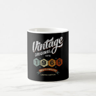 Mug Amusant 60 ans 1965 Vintage 60e anniversaire Cadea