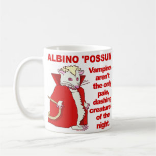 Mug Amusant Albino Possum Vampire animal