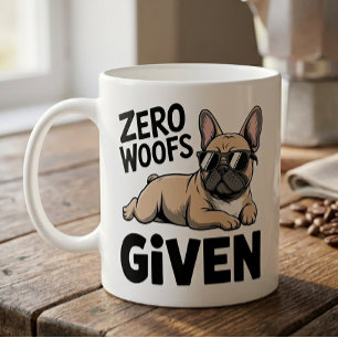 Mug Amusant Amoureux de Bouledogue Français Antisocial