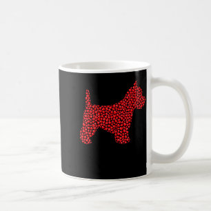 Mug Amusant Amoureux de Chien Westie Cœurs Amour Westi