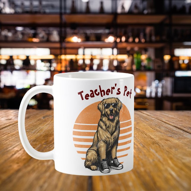 Mug Amusant animal de compagnie de l'enseignant Orange (Créateur téléchargé)