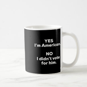 Mug Amusant Anti Trump Tee - shirts Uni-adultes Black