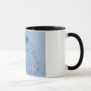 Mug Amusant astronaute humour de Terre-Neuve.
