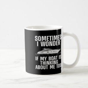 Mug Amusant Bateau Art Pour Hommes Femmes Bateau Batea