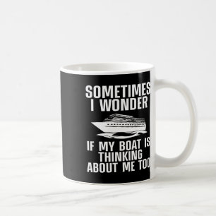 Mug Amusant Bateau Art Pour Hommes Femmes Bateau Batea