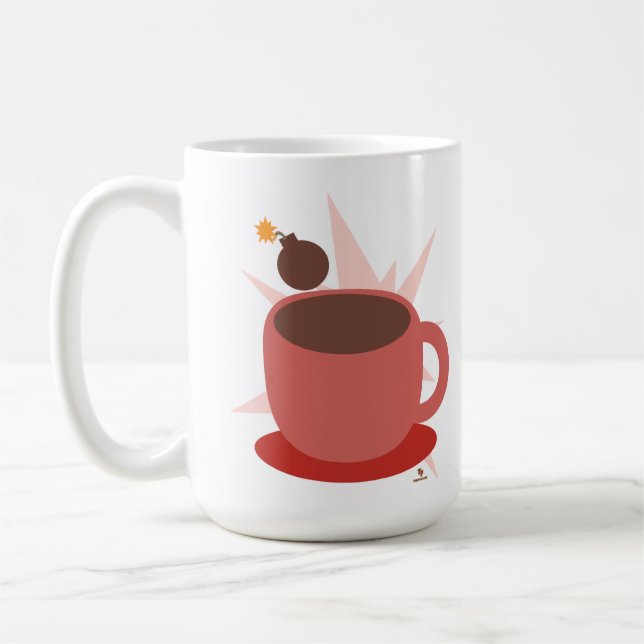 Mug Amusant Bombe de cacao Boire Amusant Chocolat Chau (Gauche)