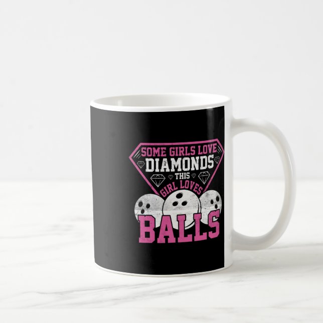 Mug Amusant Bowling Art Pour Femmes Filles Track Bowli (Droite)