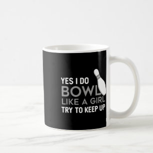 Mug Amusant Bowling Joueuse Joueuse Bowler Enthousiast