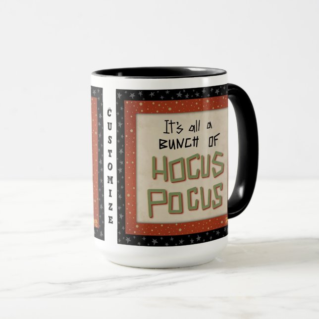 Mug Amusant Bunch of Hocus Pocus Quote personnalisable (Devant droit)