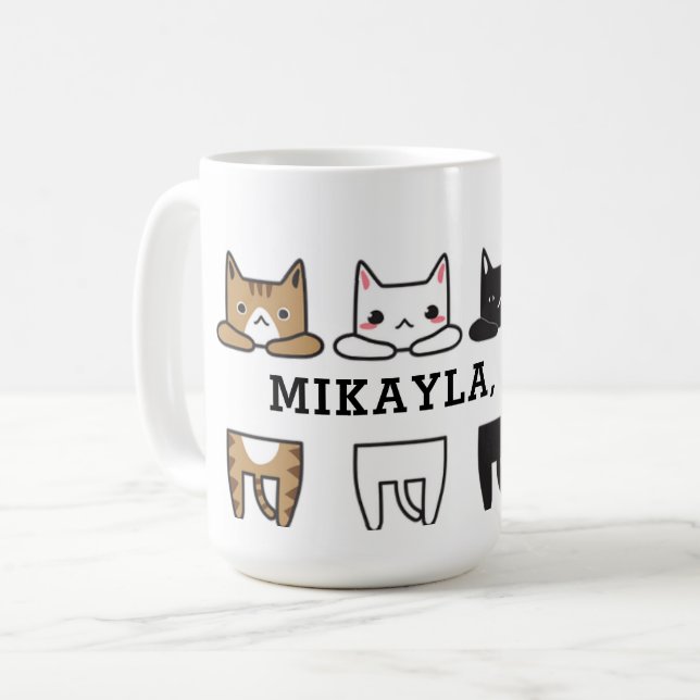 Mug Amusant cadre multicolore   (Devant gauche)