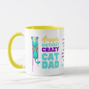Mug Amusant CHAT DAD Anniversaire De L'ÉPOUSE Au MARI