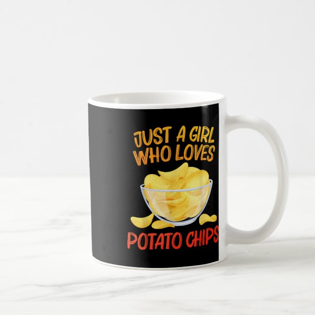 Mug Amusant Chips De Pomme De Terre Conception Pour Fe (Droite)