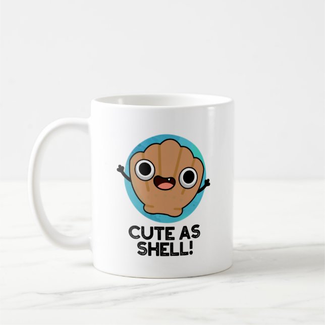 Mug Amusant Comme Coquille Funny Seashell Pun (Gauche)