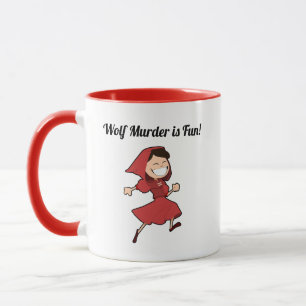 Mug Amusant conte fée foncé Petit chaperon rouge