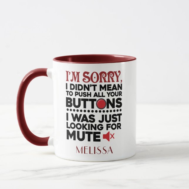 Mug Amusant Coworker Anniversaire Gag Typographie (Gauche)