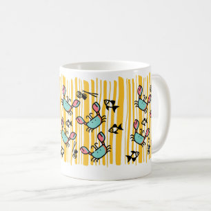 Mug Amusant crabe de mer poisson 