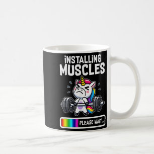 Mug Amusant Cute Unicorn Entraînement Fitness Fitness