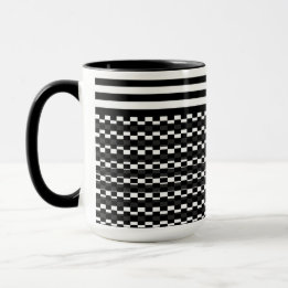 Mug Amusant et joli noir et blanc