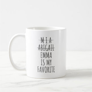 Mug Amusant Favori Mug, cadeau de Noël pour maman,