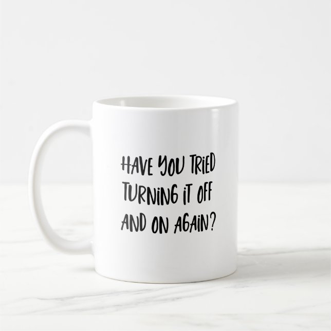 Mug Amusant geek informatique (Gauche)