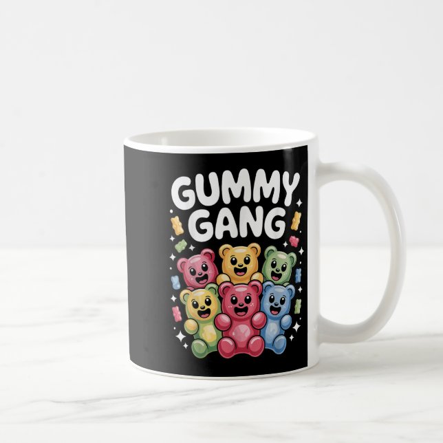 Mug Amusant Gummy Ours Design Pour Hommes Femmes Enfan (Droite)