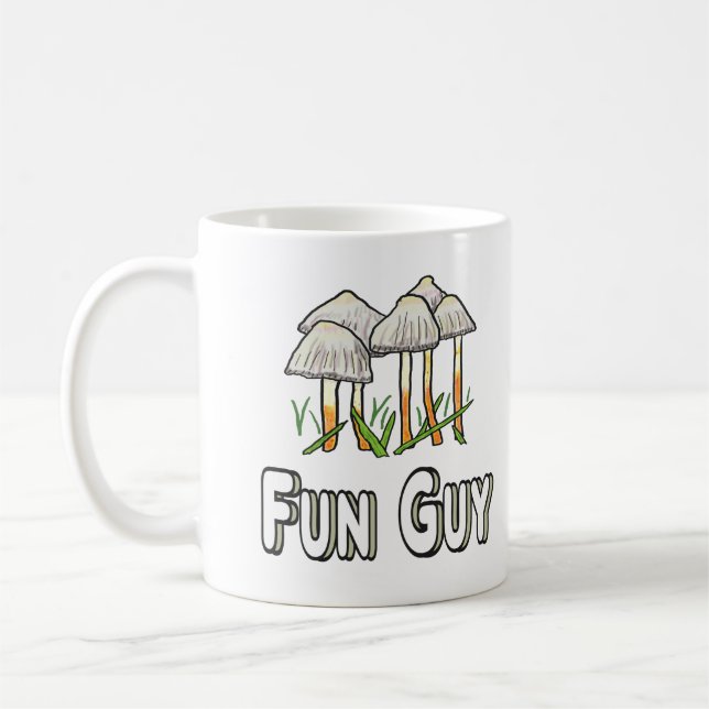 Mug Amusant Guy Funny Champagne Pun (Gauche)