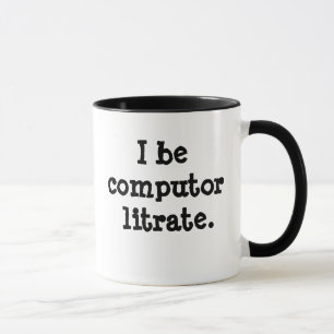 Mug Amusant Informatique Alphabétisation Informatique 