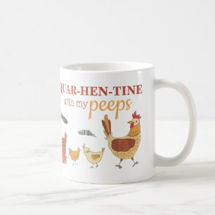 Mug Amusant jeu de poulets de quarantaine