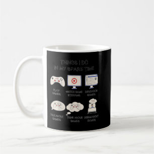 Mug Amusant Joueur Que Je Fais Dans Mon Jeu De Temps L