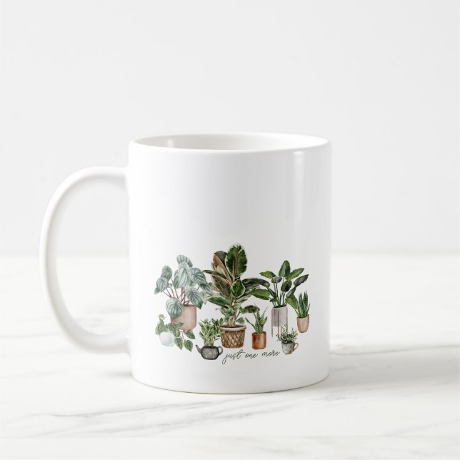 Mug Amusant Juste Un Plante De Plus Pour Plante Lover (Gauche)