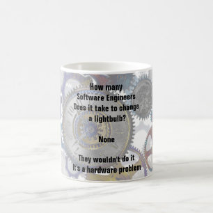 Mug Amusant logiciel INGÉNIEUR plaisanter Changer d'am
