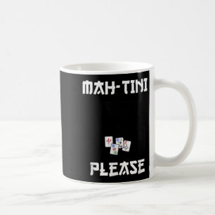 Mug Amusant Mahjong Mah-tini Queue de Marée Mahjong