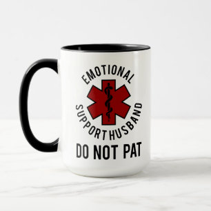 Mug Amusant Mariage Soutien émotionnel Mari Humour mar